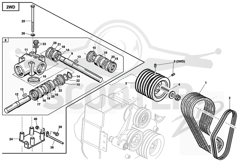 CAIMAN Plato 2WD схема 12