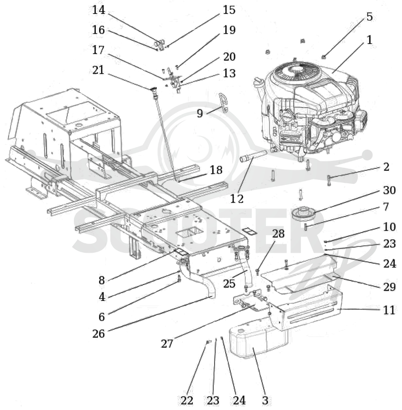 CAIMAN Rapido Eco 2WD 97D1C схема 01