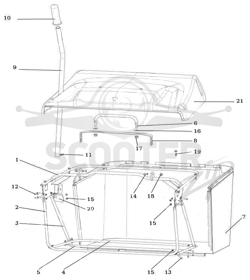 CAIMAN Rapido Eco 2WD 97D1C схема 09