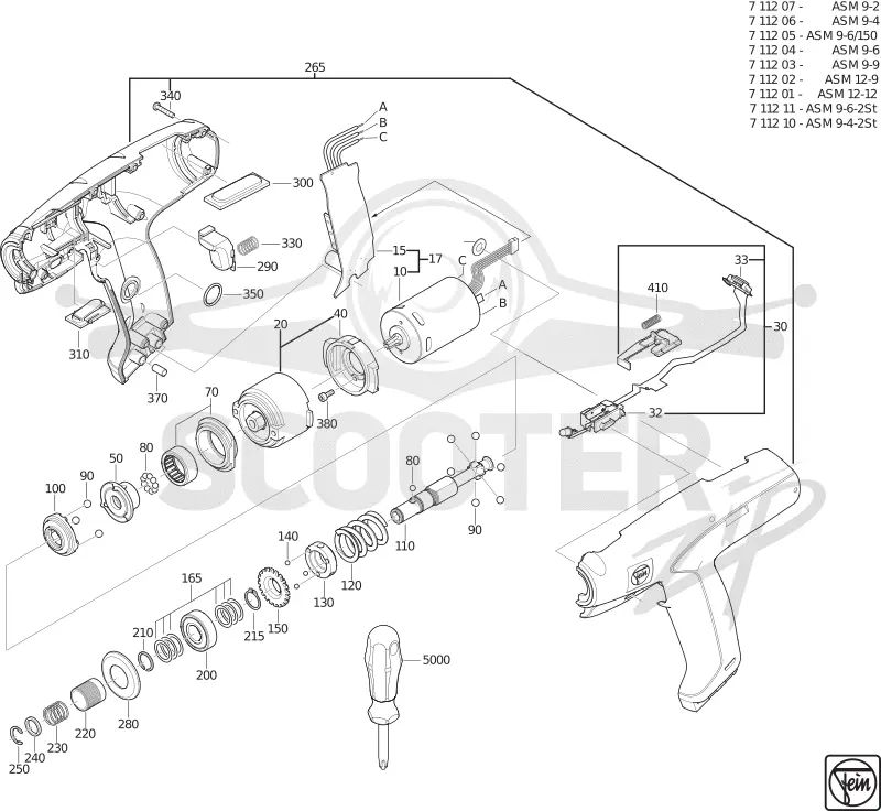 71121100980 - ASM 9-6-2 ST (9.60V)