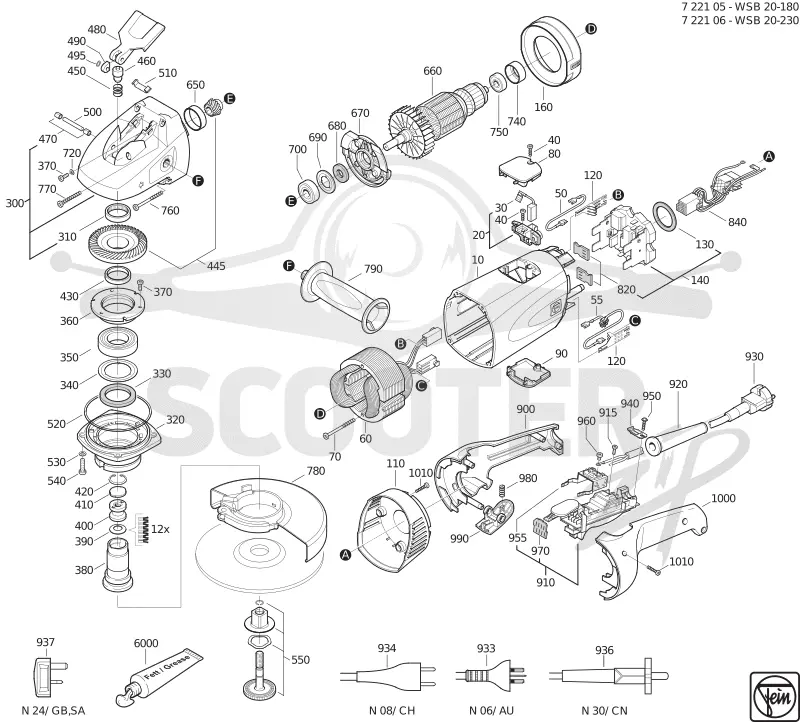 72210500237 - WSB 20-180 (50Hz, 230V)