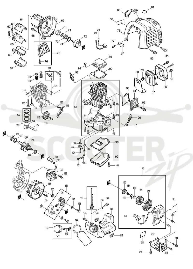 DOLMAR LT-245.4 схема 3