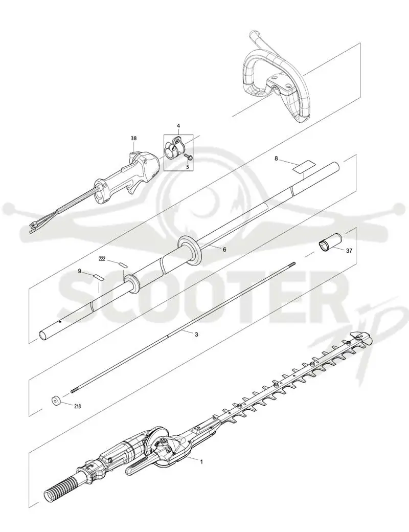 DOLMAR MH-246-4DS схема 1