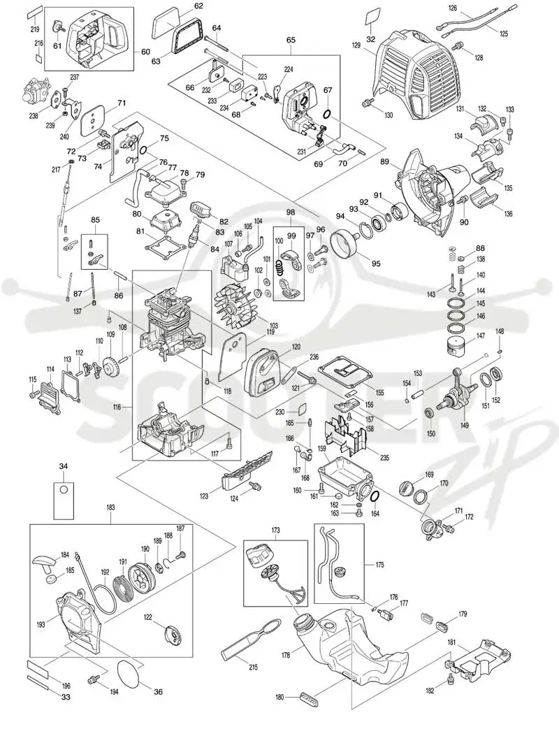 DOLMAR MH-246-4DS схема 3