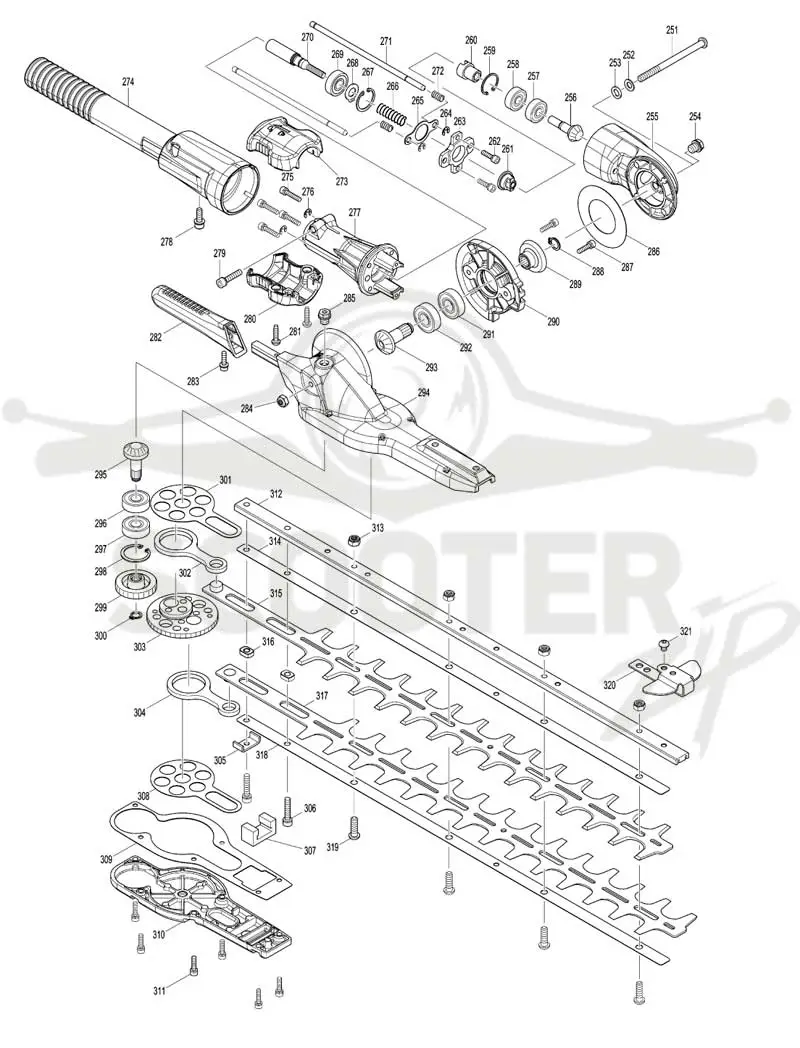 DOLMAR MH-246-4DS схема 5