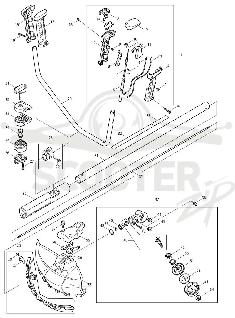 DOLMAR MS-246.4 UE схема 1