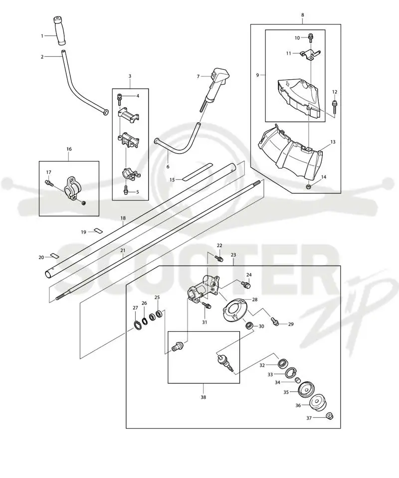 DOLMAR MS-3202E схема 1