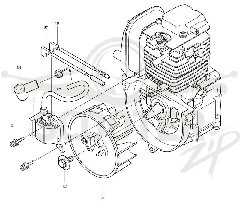 Dolmar PB-252.4 схема 9