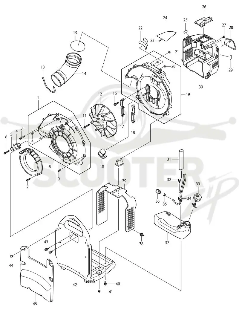 DOLMAR PB-7600.4 схема 1