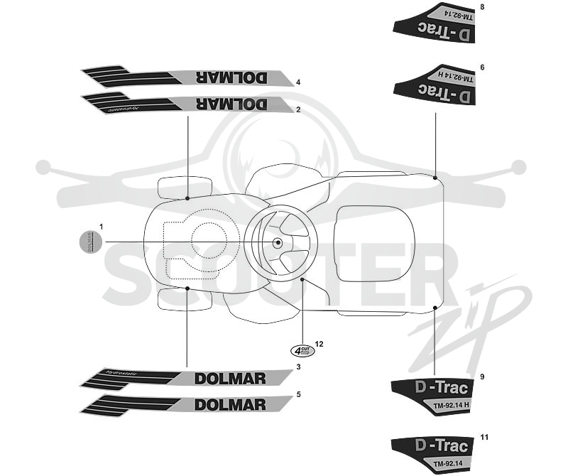 DOLMAR TM-92.14 (2015) схема 15