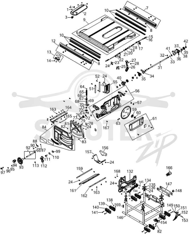 DWE7485 TYPE 3 Стол