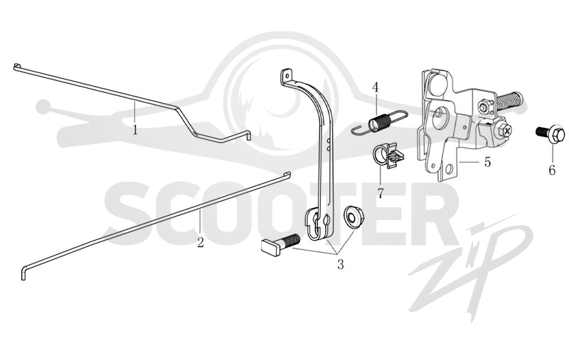 ДВИГАТЕЛЬ LONCIN 166CC: АКСЕЛЕРАТОР