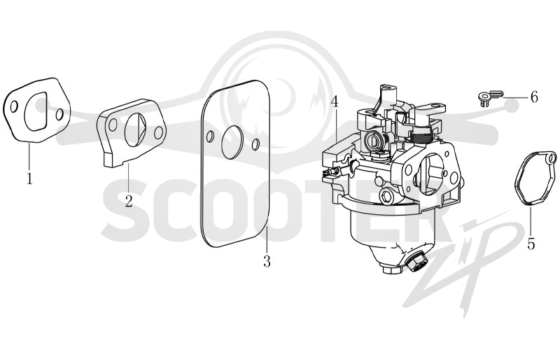 ДВИГАТЕЛЬ LONCIN 166CC: КАРБЮРАТОР
