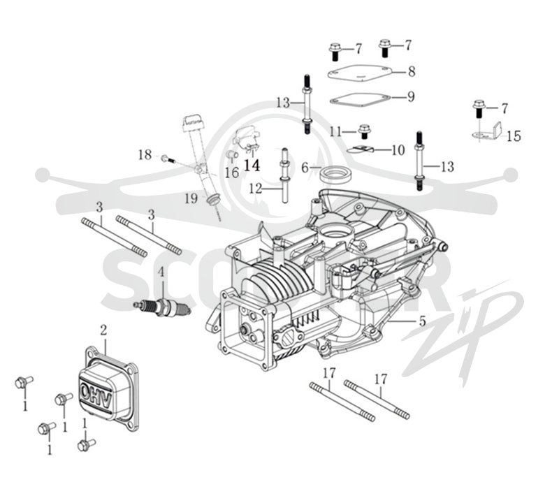 ДВИГАТЕЛЬ LONCIN 166CC: КАРТЕР
