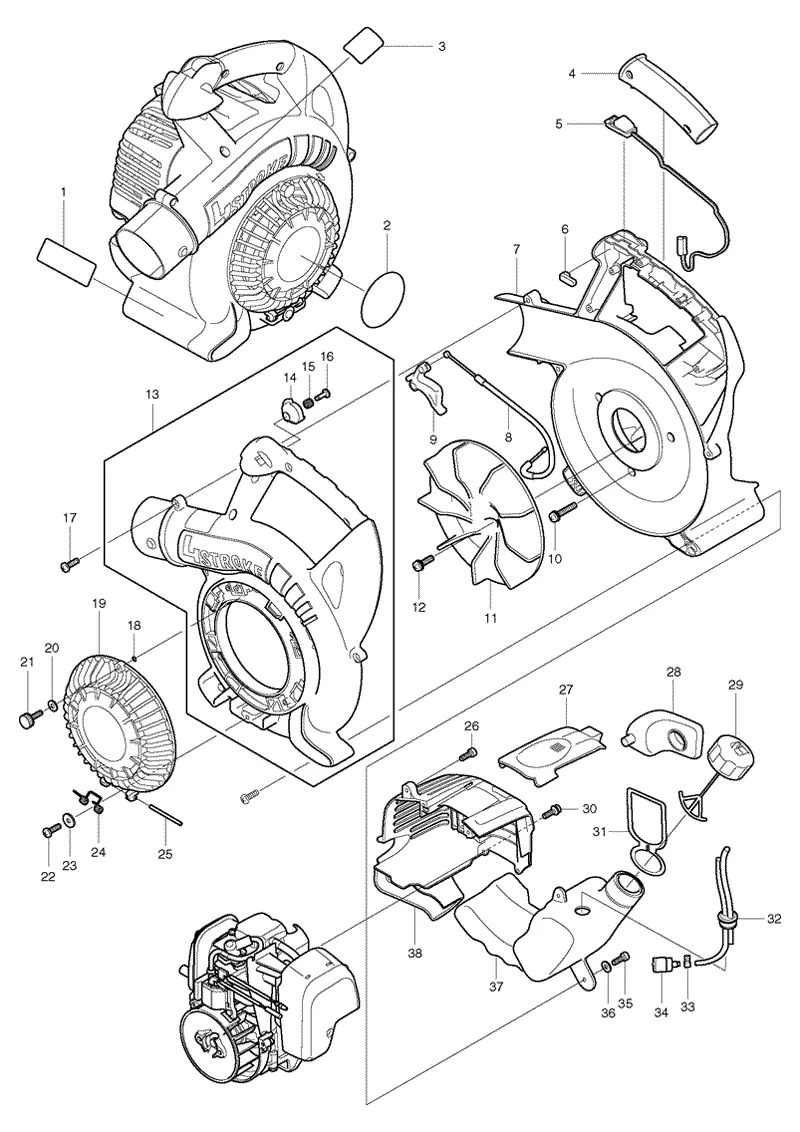 Makita BHX2500