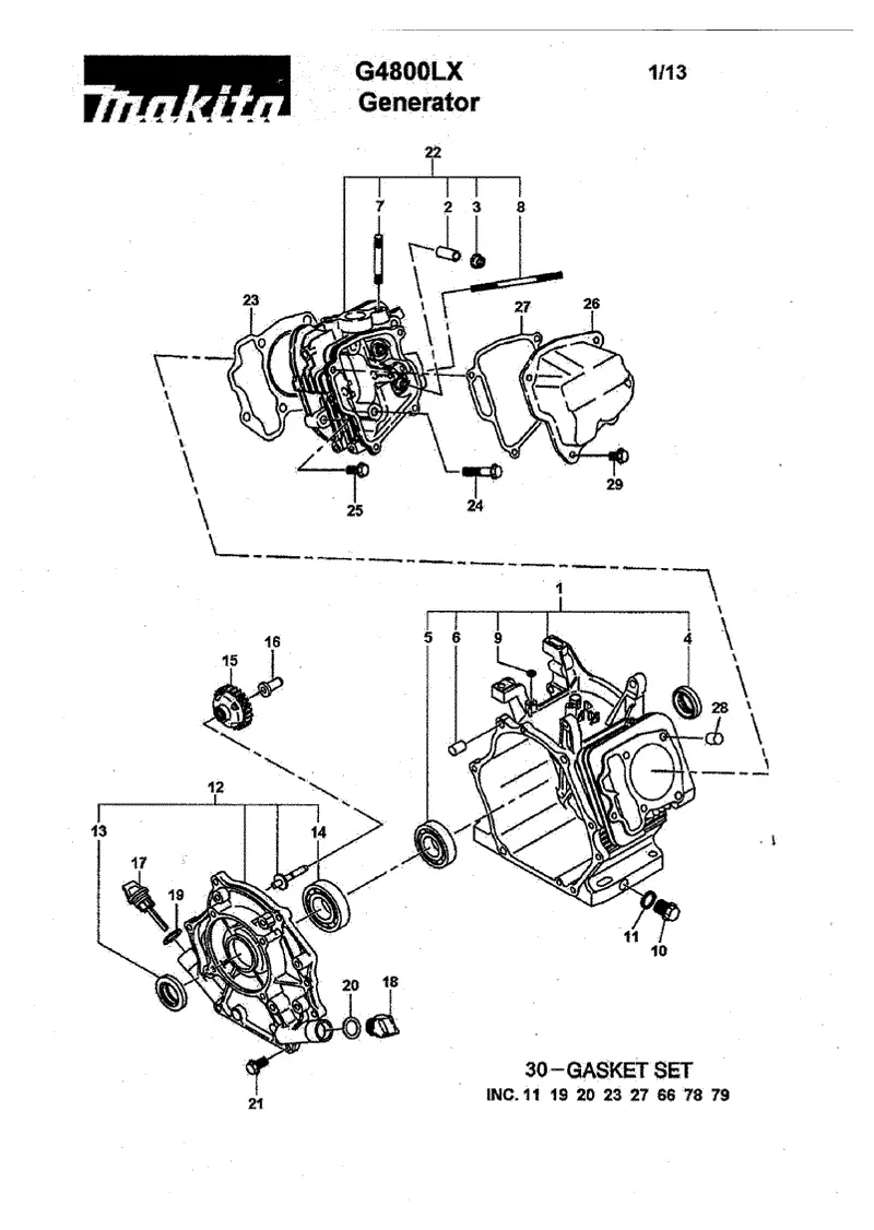 Makita G4800LX