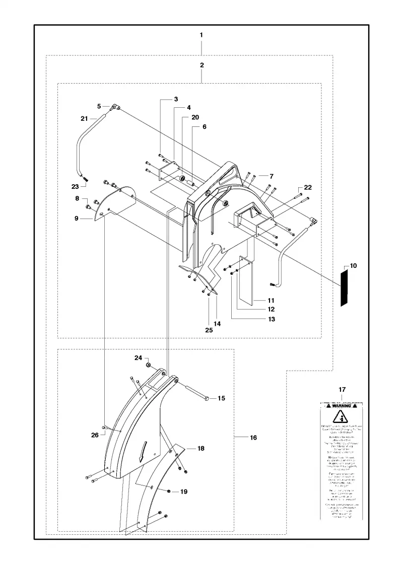Blade guard - 18”