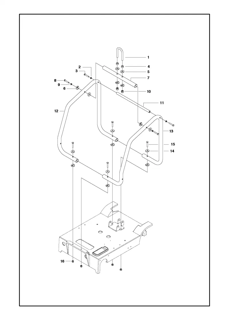 Engine cage