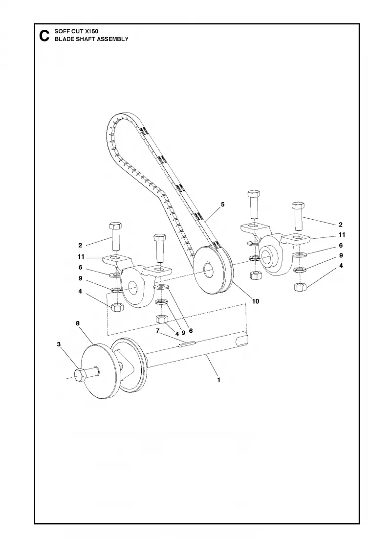 Blade shaft