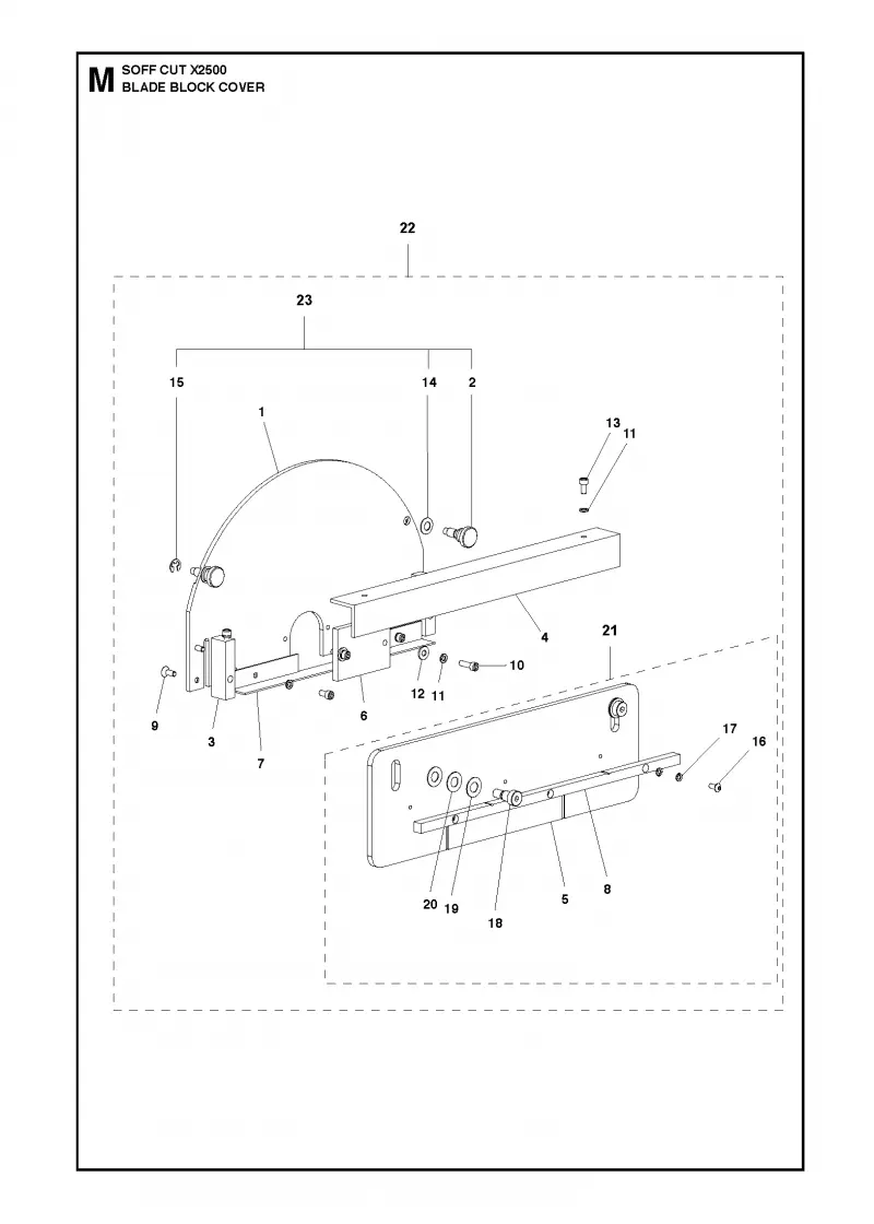 Blade block cover