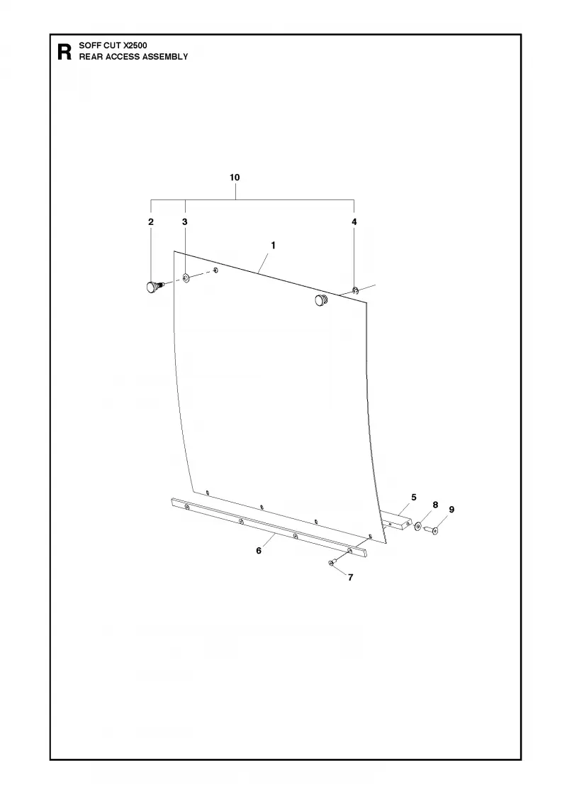 Rear access assembly