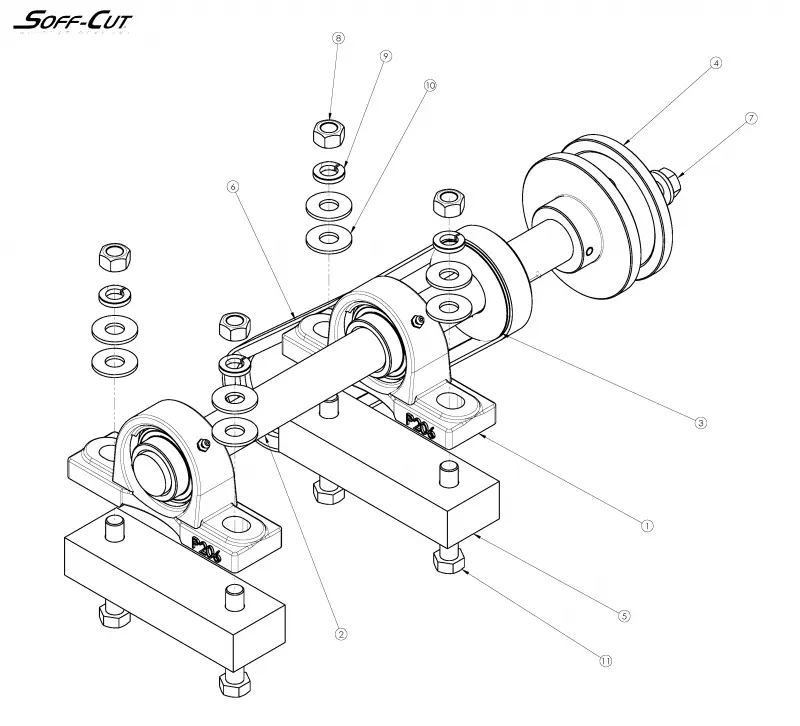 Blade arm