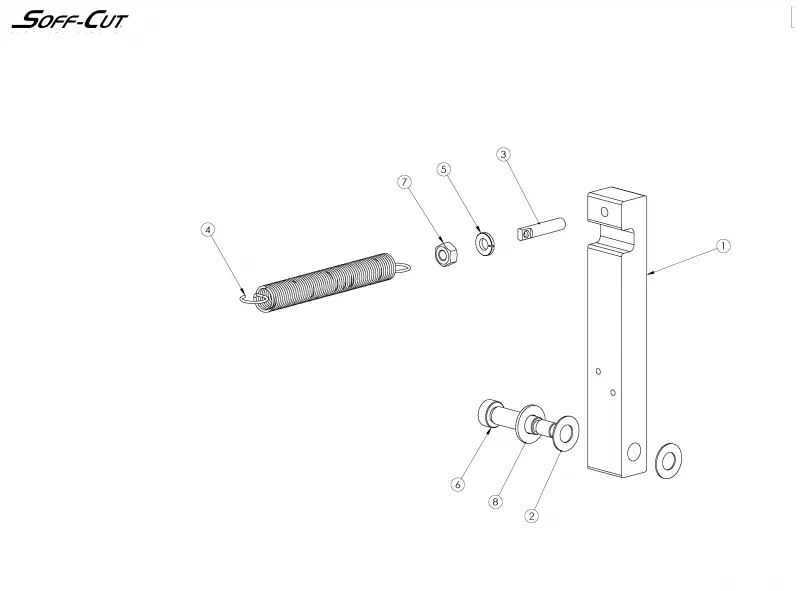 Blade release arm