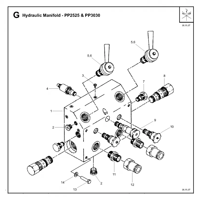 Hydraulic manifold