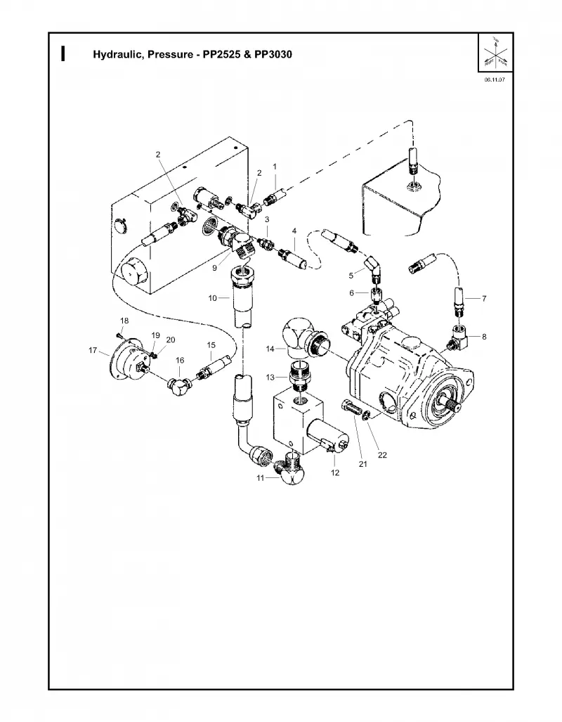 Hydraulic, pressure