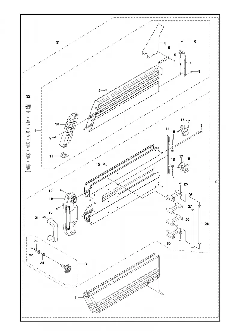 Blade guard 600mm