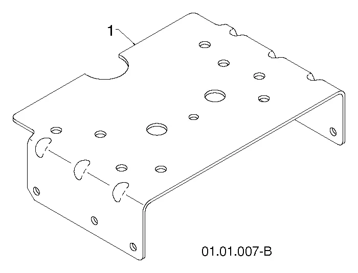 96191003402, 2012-05. Шасси, двигатель и шкивы B