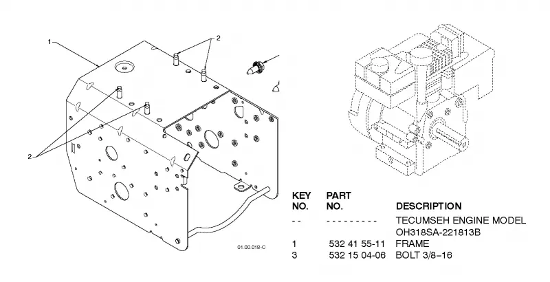 96191000611, 2009-10. Шасси, двигатель и шкивы A