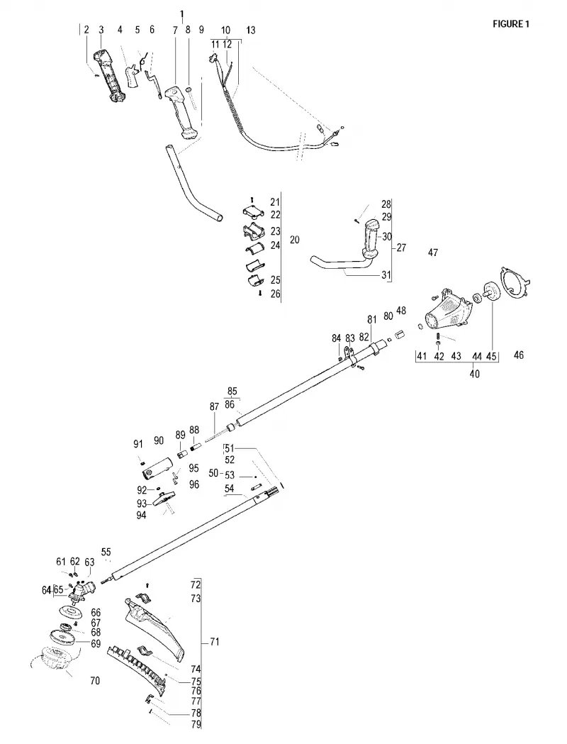 953900794, 2007-01. Вал и рукоятка