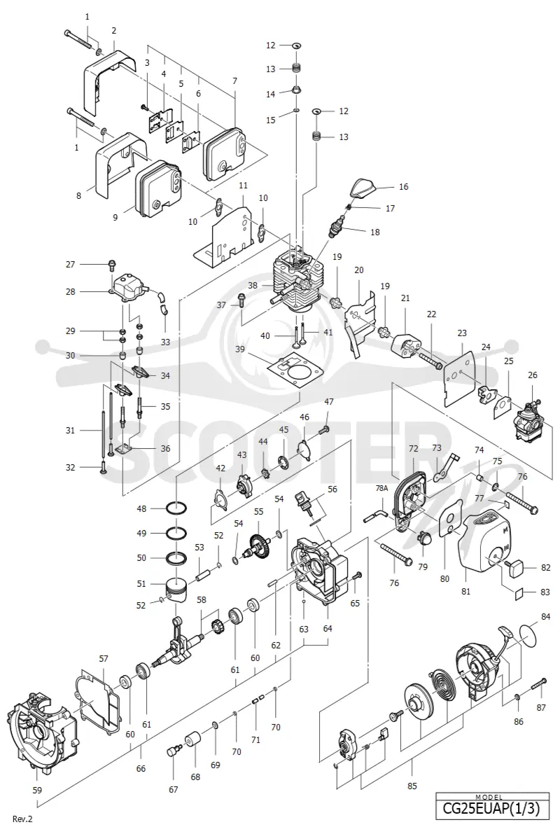 HITACHI CG 25EUAP (1 of 3)