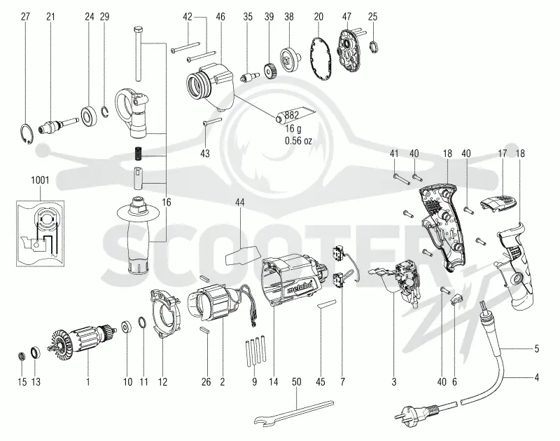 Metabo BE 500/10 00353000. Page 1