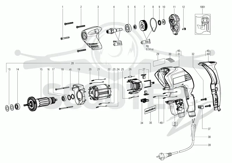 Metabo BE 4010 00555000. Page 1