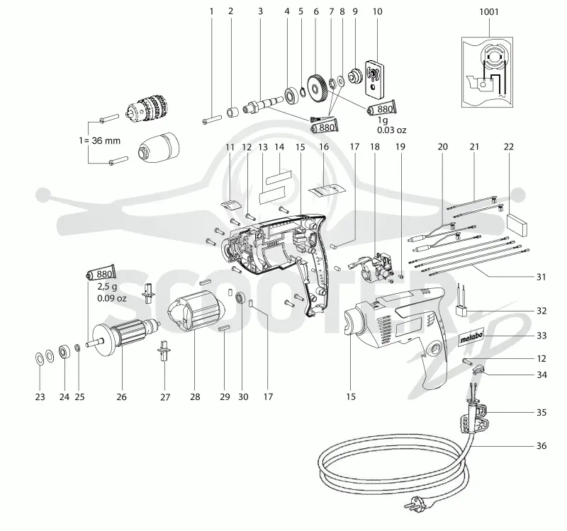 Metabo BE 561 01162000. Page 1