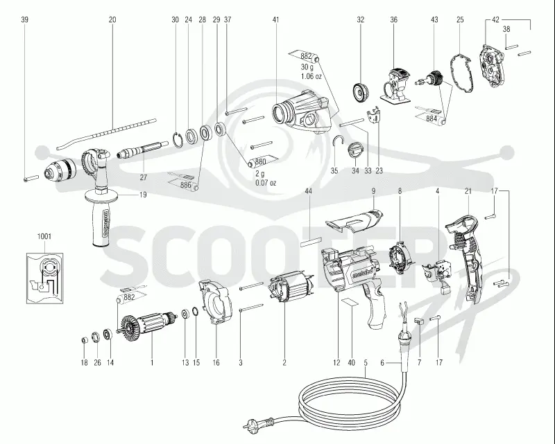 Metabo SBE 850-2 00782000. Page 1