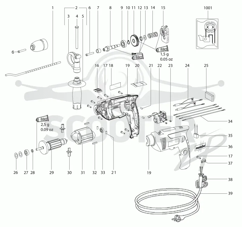 Metabo SBE 521 01158000. Page 1