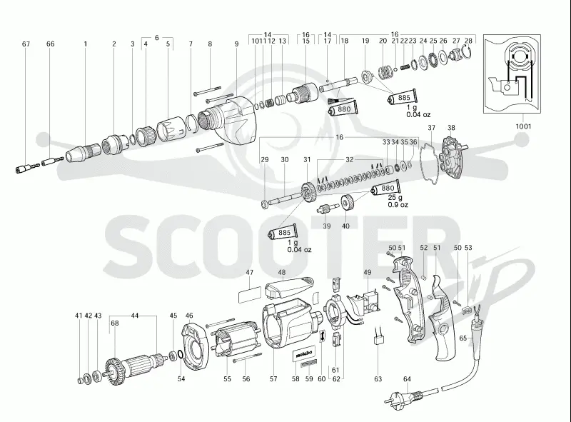 Metabo DWSE 6.3 20001000. Page 1
