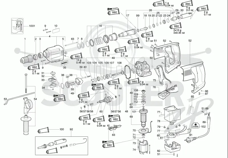 Metabo KHE 32 00332000. Page 1