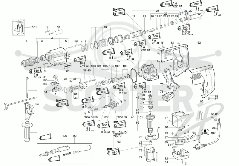 Metabo KHE 32 00332001. Page 1