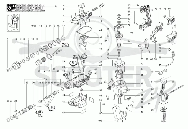 Metabo KHE 56 00340000. Page 1