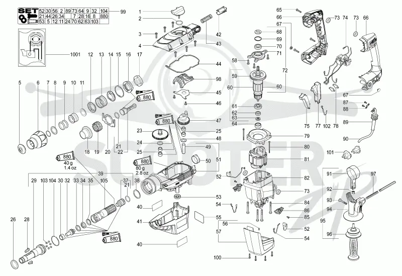 Metabo KHE 56 00340001. Page 1