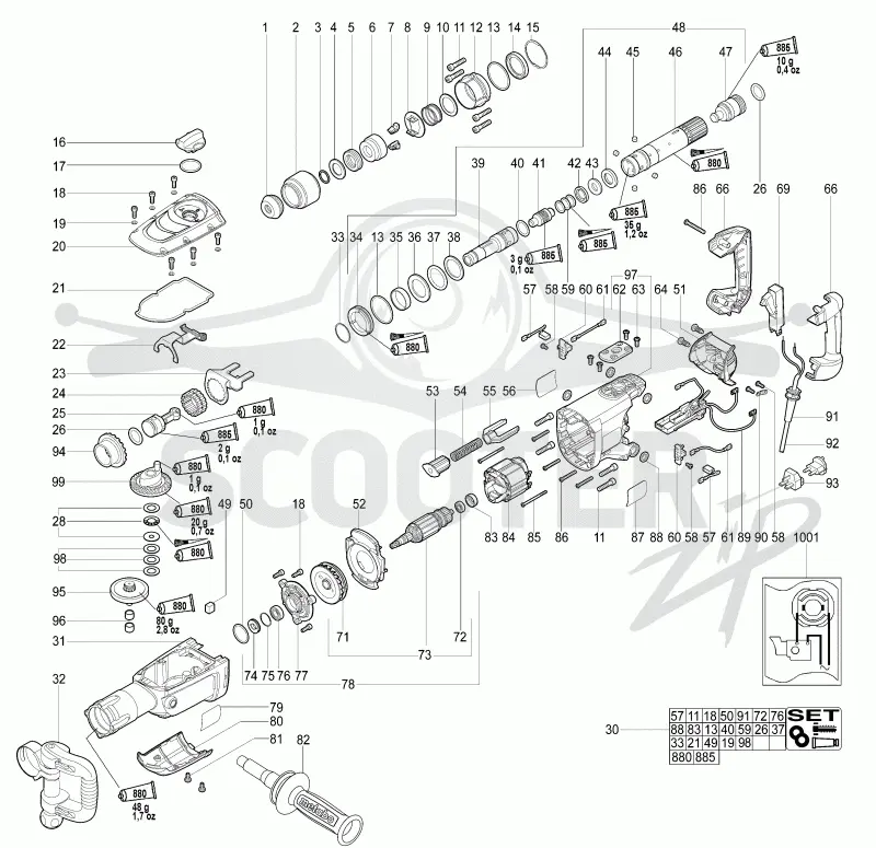 Metabo KHE 96 00596002. Page 1
