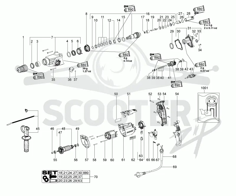 Metabo KHE 2650 00658000. Page 1