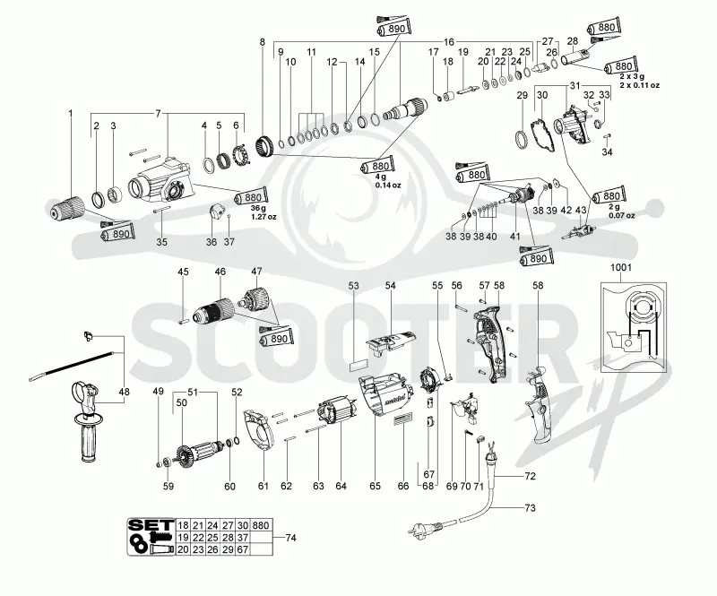 Metabo UHE 2850 Multi 00712001. Page 1