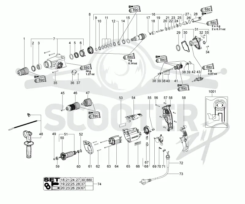 Metabo UHE 2650 Multi 00952000. Page 1