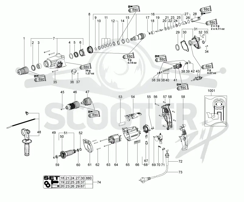 Metabo UHE 2650 Multi 00952001. Page 1