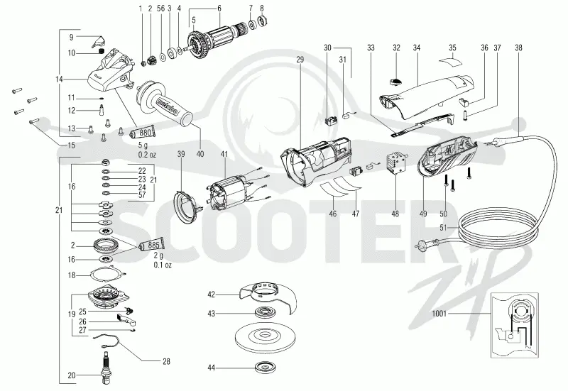 Metabo W 8-115 Quick 00264000. Page 1